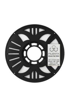 Filenta Beyaz Pla Premium Filament 1.75mm 1Kg.