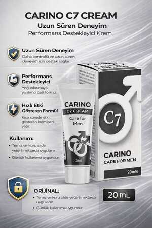 Carino E Bella Carino C7 Care For Men Cream 20 ML – Uzun Süren Deneyim Kremi