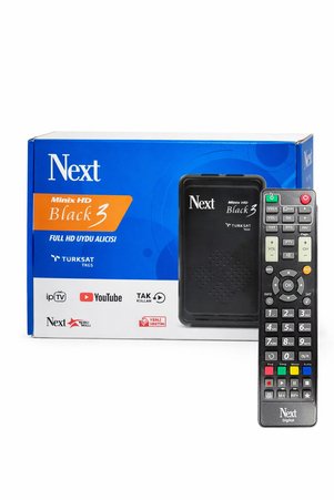 Nextstar Mınıx HD Black 3 Full HD Uydu Alıcısı Tkgs Uyumlu HDMI USB