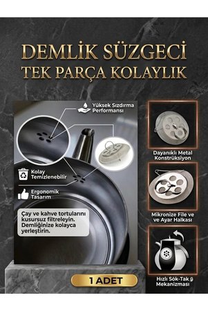 Keskon Demlik İçi Sök Tak Çay Süzgeci – Paslanmaz Çelik Dayanıklı Hijyenik Pratik Çay Filtresi