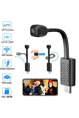 Nanocamcoders 1080P HD Mini Premium Cctv Kamera Sesli Video Kayıt Ev Ofis Güvenliği İçin Gizli Tasarım Ödüllü