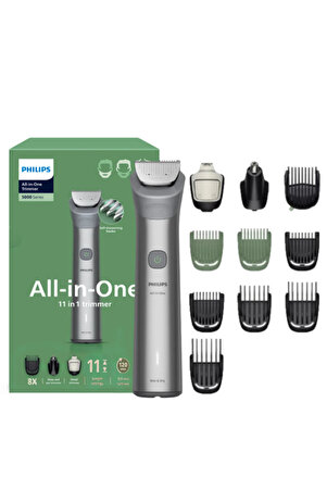 Philips 5000Serisi 11n1 Erkek Bakım Seti Yüz/Saç/Vücut Tıraş Makinesi Islak /Kuru Kullanım MG5923/15