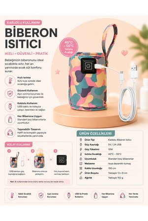 Zigver USB süt su ısıtıcı arabası yalıtımlı çanta bebek biberon ısıtıcı güvenli çocuk malzemeleri bebek içi