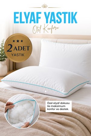 Viscofoam 2 Adet Blue Comfort 1000 Gr Elyaf Yastık 50x70 cm