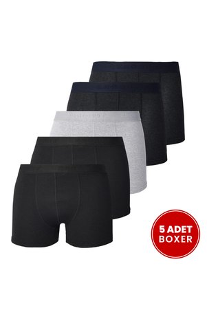 Tudors Erkek 5'li Pamuklu Likralı Esnek Kumaş Boxer