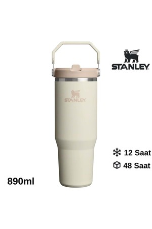 Stanley The IceFlow™ Flip Straw 2.0 Tumbler 0.89L / 30oz Cream 10-13424-0197 STD