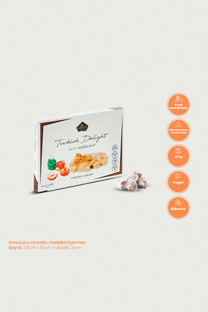 Çerez Pazarı Çifte Kavrulmuş Fındıklı Duble Lokum 210gr