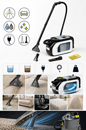 Karcher SE 3 Compact Floor Halı - Koltuk Yıkama Ve Leke Çıkarma Makinesi
