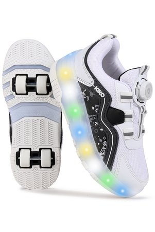 Kiko Kids Lucia Patenli Işıklı Erkek Çocuk Spor Ayakkabı Kaykay
