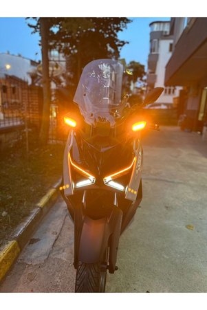 MaxxMoto Yamaha Xmax 2025-26 Uyumlu DRL Far Üstü LED Seti