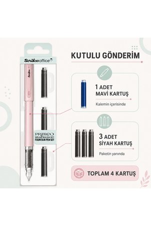 Scrikss WizDesign Primeo Dolmakalem Set M Uç Pembe