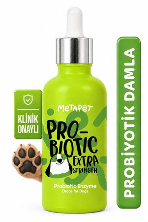 Metapet Köpekler için Sıvı Probiyotik Köpek Sağlık ve Bakım Ürünleri Yavru ve Yetişkin Köpeklere Uygun 50 ml