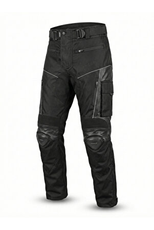 Prosev CE2630 Motosiklet Pantolonu 4 Mevsim Titanyum Korumalı Maxdura 600-D Kumaş Motorcu Pantolon