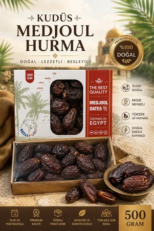 Genel Markalar Kudüs Medjoul Hurma 500 gram