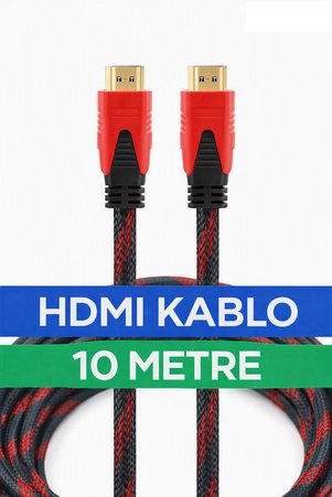 MAXGO 2018 10 Metre Hdmi Kablo 1.kalite 3d 4k Full Hd Hdmi Tv Uydu Alıcısı Kablosu