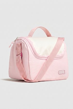 Mypolo Pembe PinkPaw Cute Figürlü Termal Isı Yalıtımlı Omuz Askılı Okul ve Kreş Beslenme Çantası