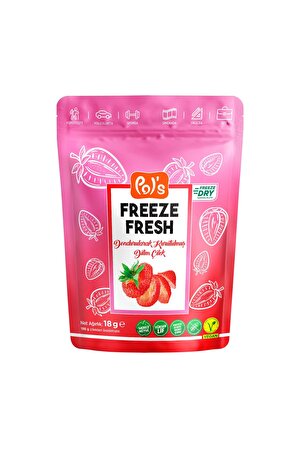 Pol's Freeze Fresh Dilim Çilek 18g