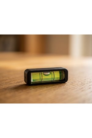 KİOfisi Mini Su Terazisi Kapsülü – Kasalı – 41x13x11mm – Resim Çerçevesi Raf Montaj Terazisi