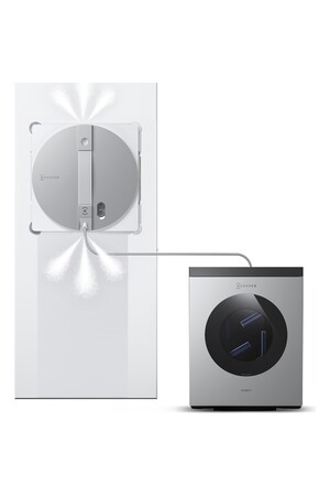 Ecovacs Winbot W3 Omni Cam Silme Robotu 10000PA Wın-Slam 5.0 Akıllı Yol Planlama Vortex Yıkamalı Akıllı Istasyon