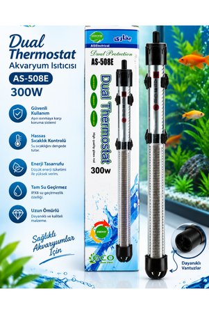 ısıtıcı 300 watt termostatlı akvaryum ısıtıcısı
