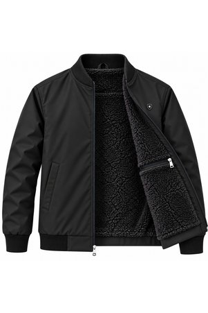 MOT&MONT Erkek Bondet Kumaş İçi Peluş Detaylı Su Ve Rüzgar Geçirmez Kışlık Mont Ceket =1 Beden Küçük Tercih Ediniz...