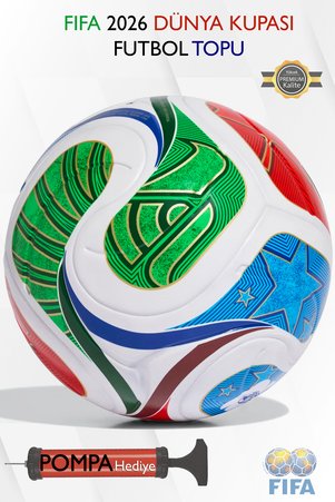 Hsport Fifa 2026 Dünya Kupası Yeni Sezon Futbol Topu Trionix Dayanıklı Halı Saha Çim Beton Sert Zemin Dikişli Top No:5