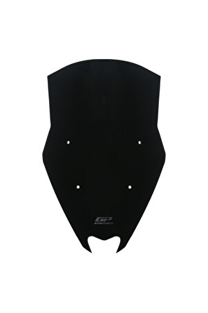 GP KOMPOZİT Yamaha Nmax 125 / 155 2015-2020 Uyumlu Kısa Ön Cam Siyah 47 cm