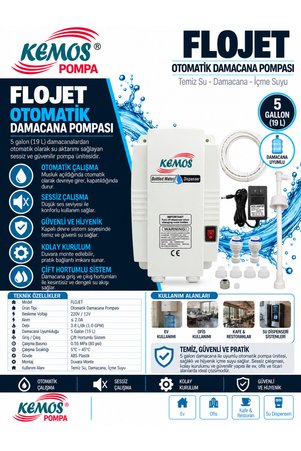 Kemos Arçelik Flojet Buzdolabı, Sebil Ve Su Pompası (Bottled Water Dispensing System)