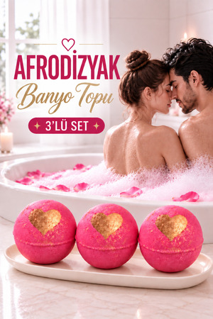 bath box Banyo Topu 3'lü Set Nem Bombası 3x130 gr Küvet Jakuzi Pedikür