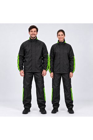O.M.D Motorcu Yağmurluk Takımı Mont Pantolon Set Kurye Motosiklet Yağmurluğu