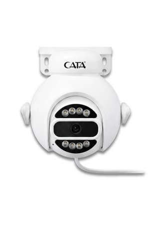 Cata CT-4051 Akıllı Dış Mekan 360° WiFi Güvenlik Kamerası 3MP Full HD Gece Görüşlü Ses ve Hareket Al
