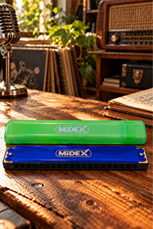 Midex Hn-20bl Mavi 20 Delikli Mızıka Do