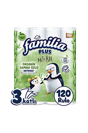 Familia Plus Natural Tuvalet Kağıdı 120 Rulo
