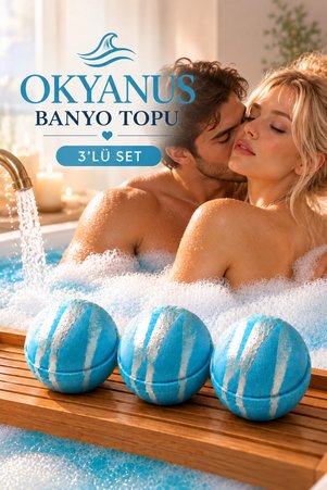 bath box Bathbox Okyanus Kokulu Banyo Topu Nem Bombası Jakuzi Küvet & Pedikür Topu 3 Adet 130 gr