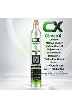 CX Soda Kartuşu-Tüpü 0 6 mL 450 GR-Özel kutusunda