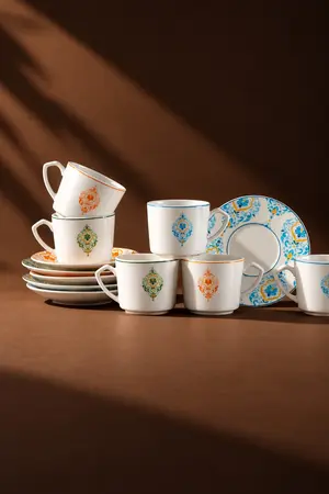 ACAR Milo 6 Kişilik Kahve Fincanı Takımı - 90 ml