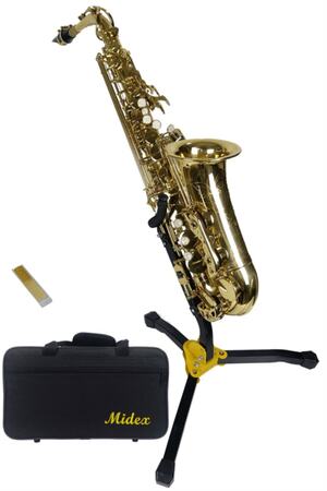 Midex Sf-8000st Standlı Profesyonel Alto Saksafon