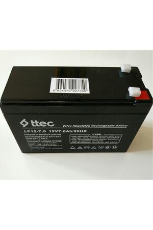 Ttec 12v 7ah 12 Volt 7 Amper Pilsan Uyumlu Oyuncak Araba Jeep Akülü Araba Aküsü Pili Bataryası
