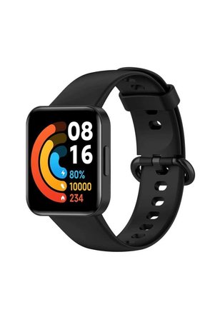 Fibaks Xiaomi Redmi Watch 2 Lite Uyumlu Kordon Akıllı Saat Bileklik Kordonu Silikon Kayış