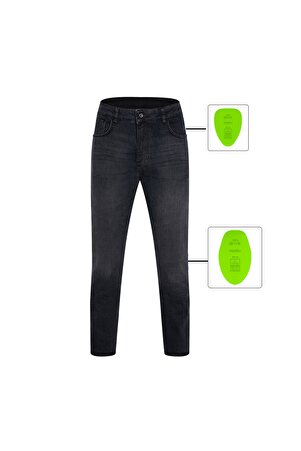 Tech90 Vecton Ad Pro Black Kevlar Cordura Motosiklet Pantolonu