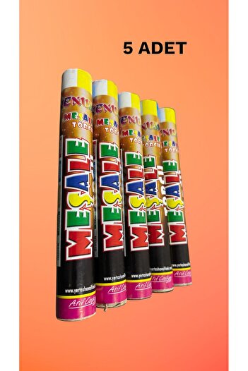 Fi̇ti̇lsi̇z Mesal 5 Adet 60Sn Kırmızı Renk Düğün, Sünnet, Kız Alma, Kına Etki̇nli̇k Kırmızı