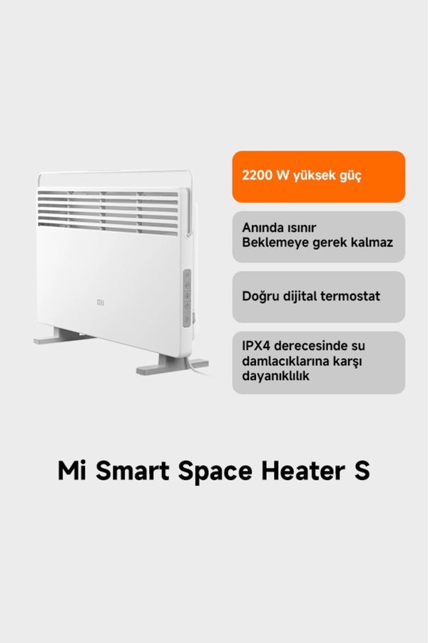 Xiaomi Mi Smart Space Heater S 2200 W Akıllı Elektrikli Isıtıcı - Uzaktan Kontrol