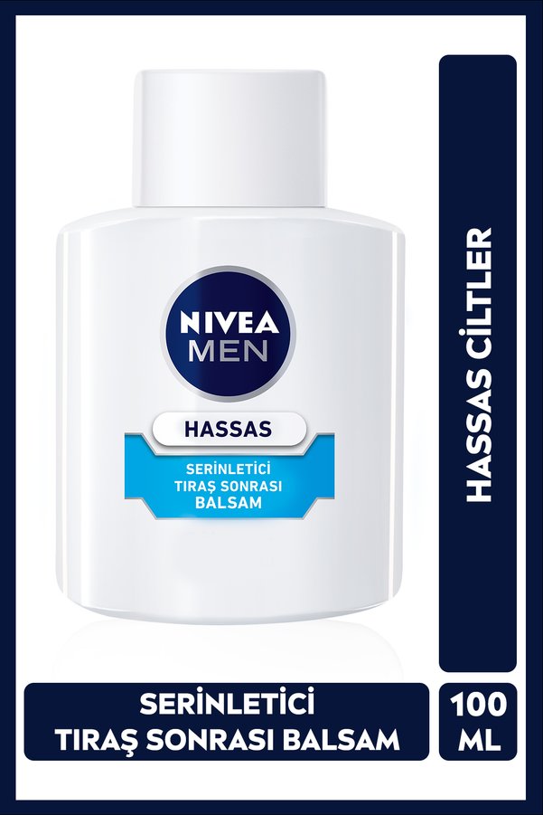 NIVEA MEN Erkek Hassas Ciltlere Özel Tıraş Sonrası Balsam 100ml Serinletici Yanma ve Kızarıklık Karşıtı