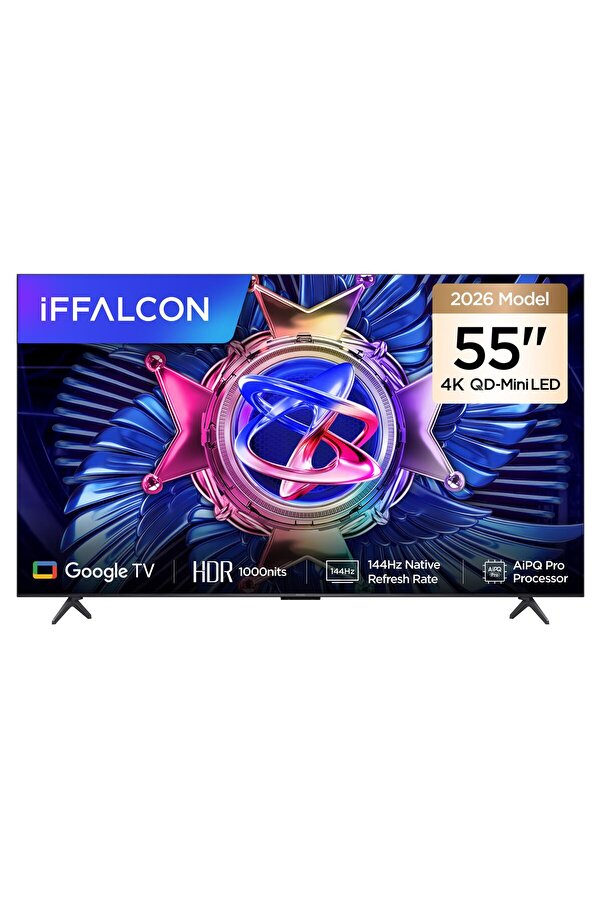 iFFALCON 55U95A 55 İnç Akıllı TV QD-Mini LED Google TV 144Hz Yenileme Hızı