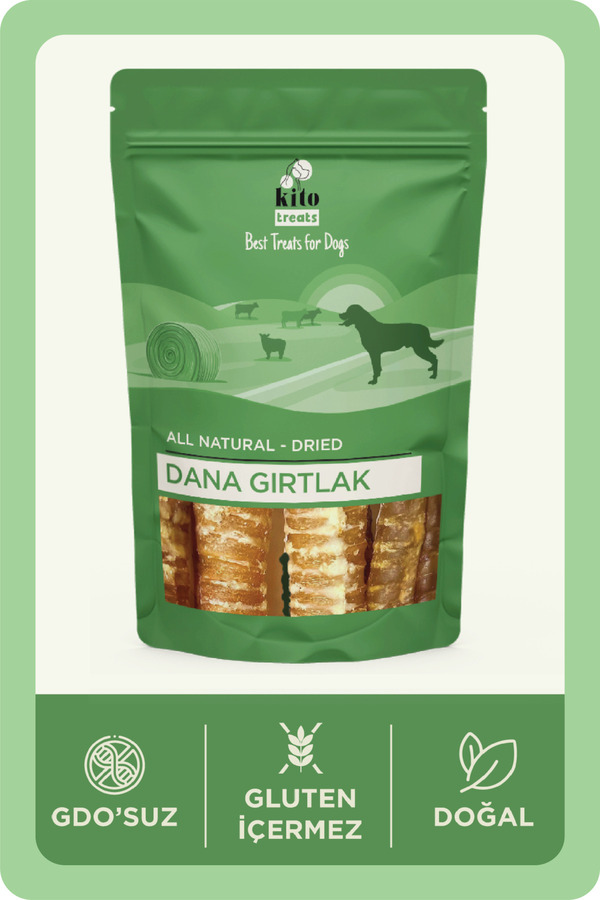 Kito Dana Gırtlak Çiğnemelik Köpek Ödül Maması %100 Doğal Glutensiz Organik 100 gr