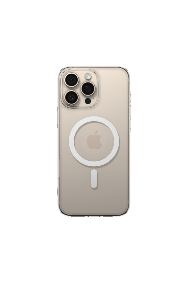 Spigen iPhone 16 Pro Max Uyumlu MagSafe Kılıfı Liquid Crystal Mag Fit Crystal Clear - ACS08387