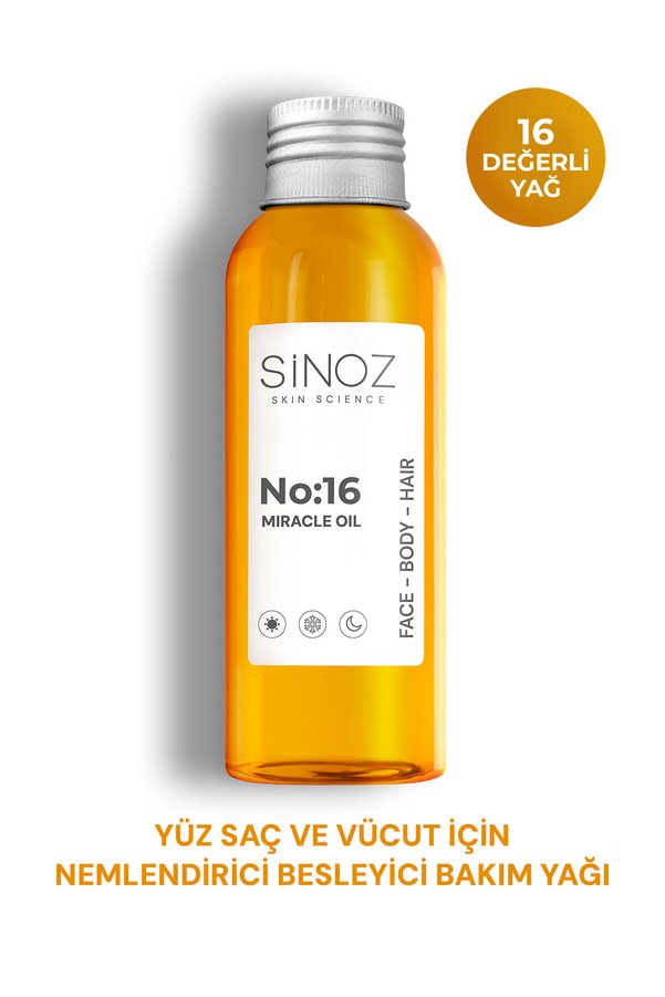 No:16 Nemlendirici Besleyici Yenileyici Işıltı Verici Mucizevi Onarıcı Bakım Yağı 100 ml