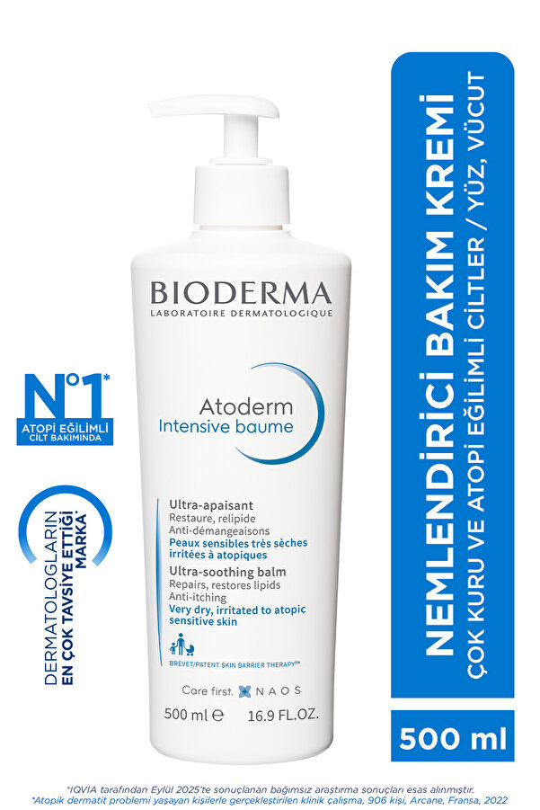 Bioderma Atoderm Intensive Baume Nemlendirici Bakım Kremi 500 ml Puansızdır