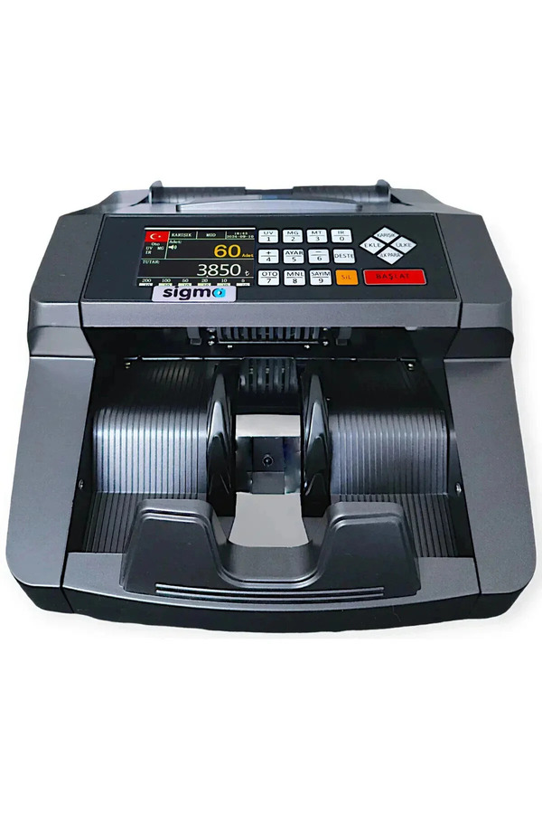 Sigma Ofis Tipi Para Sayma Makinesi Sc7520 Tl Karışık Sayım - Euro ve Usd Adet Sayım