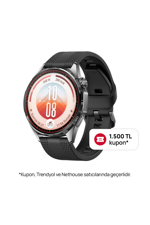 Huawei Watch GT 7 46 mm Akıllı Saat -Siyah 21 Güne Varan Pil Ömrü NFC Ödeme iOS ve Android Uyumlu